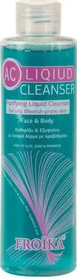 Froika AC Liquid Cleanser, Απαλός Καθαρισμός με Εξυγιαντική Δράση Λιπαρό/Ακνεϊκό Δέρμα 200ml