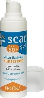 Froika Scar SPF50+ Gel Σιλικόνης με Αντιηλιακή Προστασία για Ουλές 30ml