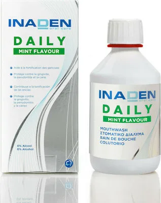 Inaden Daily Mouthwash Στοματικό Διάλυμα για Καθημερινή Χρήση με Γεύση Μέντα, 500ml