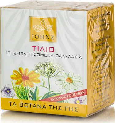 JJOHNZ Ρόφημα Τίλιο σε Εμβαπτιζόμενα Φακελάκια, 1,2gr x 10φακελάκια