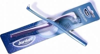 Jordan Clinic Interbrush Μεσοδόντιο Βουρτσάκι με Λαβή Μπλε 1τμχ