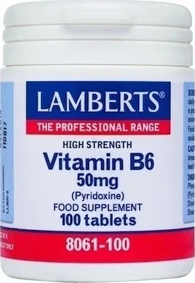 Lamberts b-6 50mg 100tabs