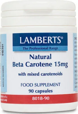 Lamberts beta carotene 15mg 90caps