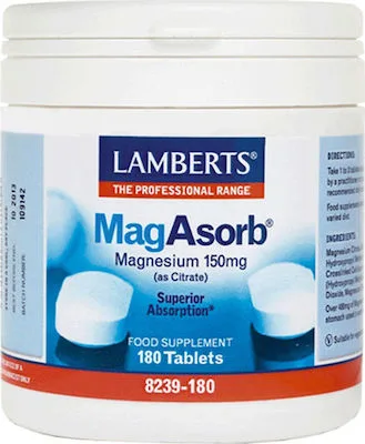 Lamberts mag asorb 150mg 180tabs