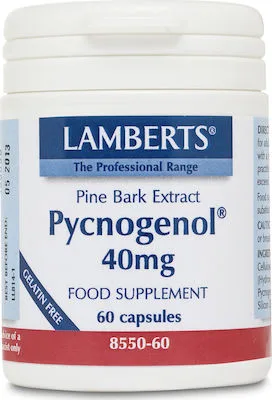 Lamberts pycnogenol 40mg 60caps