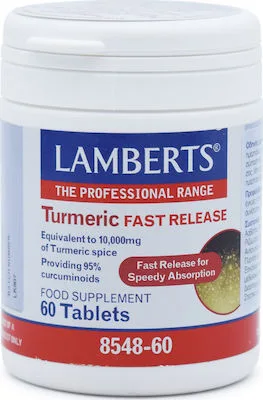 Lamberts Turmeric Fast Release 200mg 60 ταμπλέτες