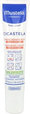 Mustela Cicastela Repairing Cream Βρεφική Κρέμα Ανάπλασης για Ερεθισμούς και Κοκκινίλες από τη γέννηση, 40ml