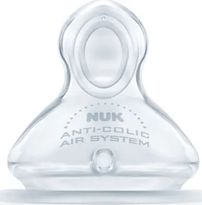 Nuk First Choice+ Θηλή Σιλικόνης 0-6m Μέγεθος 1, με Βαλβίδα για Λεπτόρευστα Υγρά (Small), 1 τεμάχιο