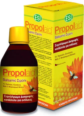 ESI Propolaid Balsamic Syrup Σιρόπι για Ανακούφιση του Βήχα και του Κρυολογήματος 180ml