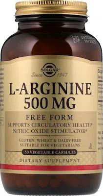 Solgar l-arginine 500mg 50caps