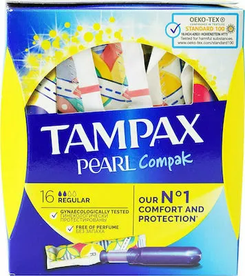 Tampax Compak Pearl Regular 16τμχ