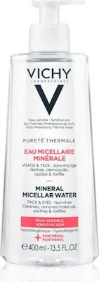 Vichy Micellar Water Ντεμακιγιάζ Purete Thermale Mineral για Ευαίσθητες Επιδερμίδες 400ml