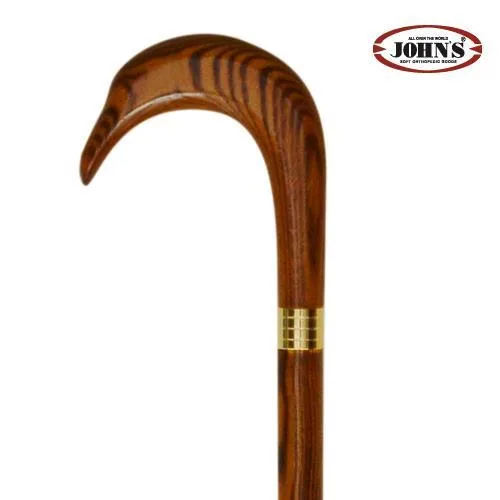 John's μπαστούνι ξύλινο με λαβή κύκνου από οξιά 90cm *(26104)