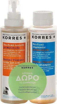Korres Παιδική Αντιφθειρική Λοσιόν 150ml + Σαμπουάν Μηλόξιδο 150ml