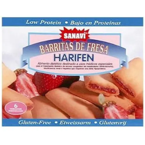 Sanavi Harifen Μπισκότα (Φράουλα) 125gr
