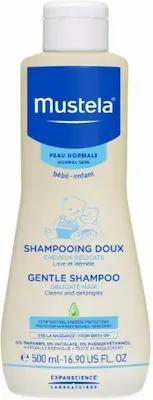 Mustela Gentle Shampoo Normal Skin, Απαλό Βρεφικό & Παιδικό Σαμπουάν 0m+ με Εκχύλισμα Χαμομηλιού, 500ml