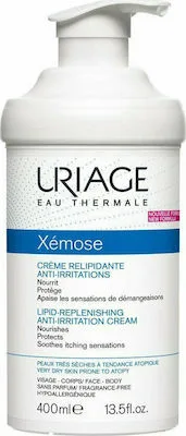 Uriage Xemose Cream Μαλακτική Κρέμα Προσώπου & Σώματος για το Πολύ Ξηρό με Τάση Ατοπίας Δέρμα, 400ml