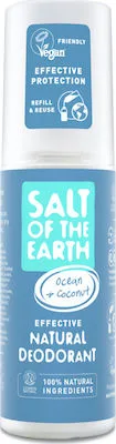 Salt of the Earth, Παιδικό-Ενηλίκων Αποσμητικό Ocean &Coconut, Ηλικία 6+, Vegan Spray 100ml.