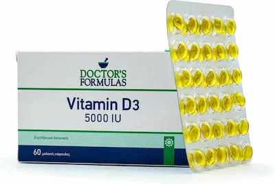 Doctor's Formulas Vitamin D3 5000iu 60 Κάψουλες