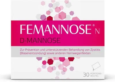 Bioser Femannose N D Mannose Συμπλήρωμα Διατροφής για την Κυστίτιδα για Γυναίκες 14 Φακελίσκοι