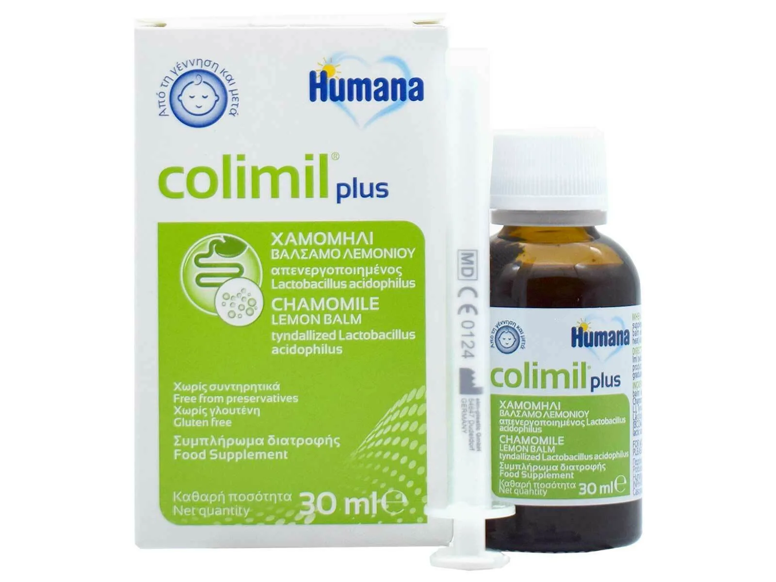 Humana Colimil Plus Βρεφικό Συμπλήρωμα Διατροφής Κατά των Κολικών 30ml