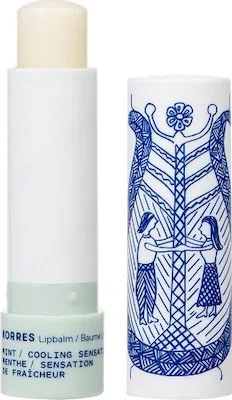 Korres Lip Balm Mint Cooling Sensation- Ενυδατική Φροντίδα Για Τα Χείλη Με Μέντα Για Αίσθηση Δροσιάς 4.5g