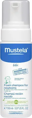 Mustela Foam Shampoo for Newborns-Normal Skin Σαμπουάν σε μορφή αφρού για τη νινίδα 150ml