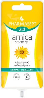 Pharmasept Arnica Cream Gel 15ml - Κρέμα Με Φυσικό Εκχύλισμα Άρνικας Κατάλληλο Για Μώλωπες