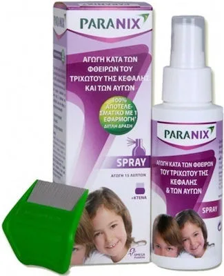 Paranix Αντιφθειρικό Χτενάκι & Λοσιόν σε Spray για Παιδιά 100ml