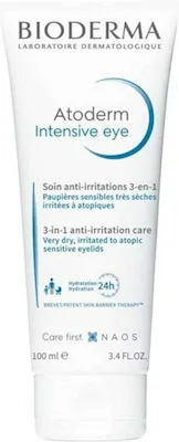 Bioderma Atoderm Intensive Eye 3-in-1 Anti-Irritations Care-Κρέμα Ματιών για Ξηρά & Ερεθισμένα Βλέφαρα & Μάτια, 100ml