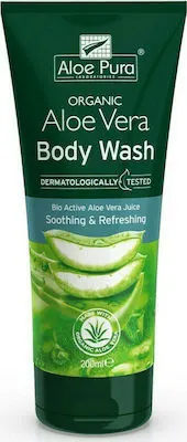 Optima Aloe Pura Organic Aloe Vera Body Wash Αφρόλουτρο με Οργανική Αλόη 200ml