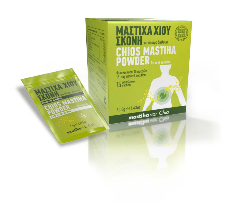 PharmaQ Mastiha Var. Chia Chios Mastiha Powder Μαστίχα Χίου Σκόνη, 15x40.5g