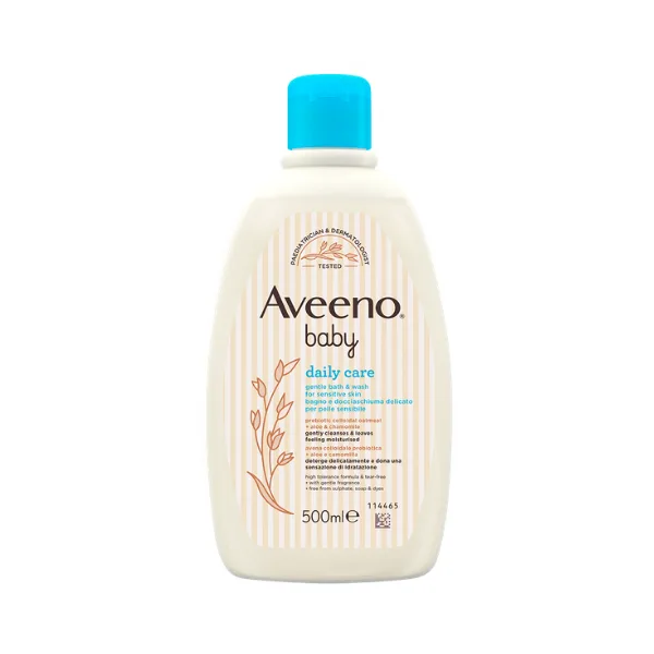 Aveeno Baby Daily Care Απαλό Αφρόλουτρο, 400ml