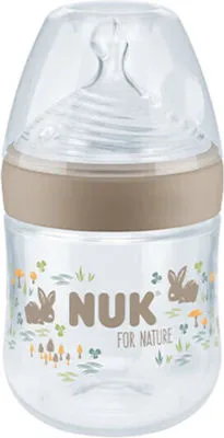 Nuk Πλαστικό Μπιμπερό For Nature Κατά των Κολικών με Θηλή Σιλικόνης 150ml για 0-6 μηνών