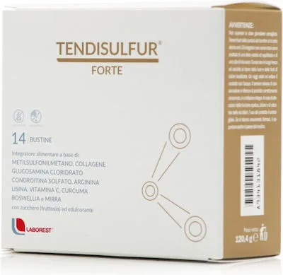 Laborest Tendisulfur- Forte Συμπλήρωμα Διατροφής Για Το Φυσιολογικό Σχηματισμό Κολλαγόνου, 14 Φακελίσκοι