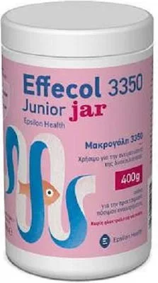 Epsilon Health Effecol 3350 Junior Jar Food Supplement Αντιμετώπιση Δυσκοιλιότητας σε Παιδιά σε Σκόνη, 400gr