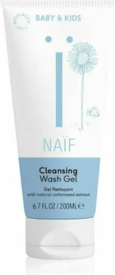 Naif Cleansing Wash Gel Ενυδατικό Τζελ Μπάνιου για Βρέφη & Παιδιά, 200ml