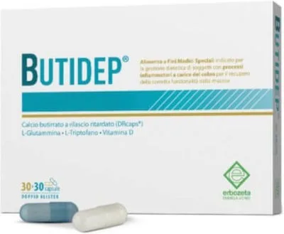 Erbozeta Butidep Συμπλήρωμα Διατροφής Για Την Υγεία Του Εντέρου 2x30 κάψουλες