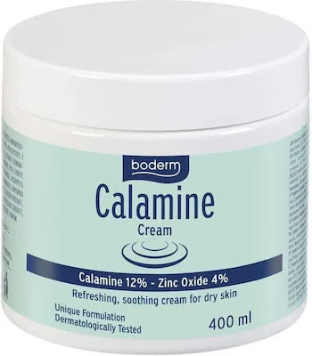 Boderm Calamine Cream 12% Κρέμα για την Περιοχή της Πάνας & για την Ιδιαίτερα Ξηρά Μέρη του Σώματος, 400ml