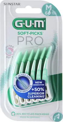 Gum Soft-Picks Pro Ultra Soft Μεσοδόντια Βουρτσάκια Medium, 30 τεμάχια