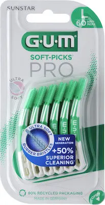 Gum Soft Picks Pro Μεσοδόντια Βουρτσάκια Large, 30τεμ