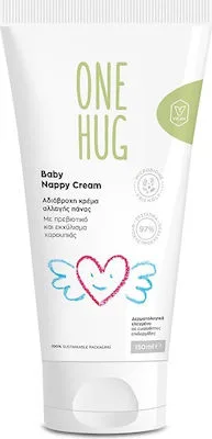 ​One Hug Baby Nappy Cream Αδιάβροχη Κρέμα Αλλαγής Πάνας 150ml