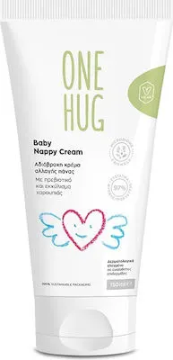 ​One Hug Baby Nappy Cream Αδιάβροχη Κρέμα Αλλαγής Πάνας 150ml