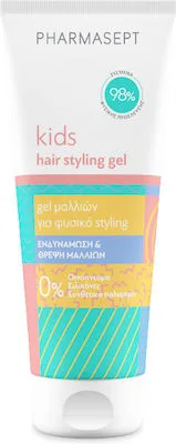 Pharmasept Kids Hair Styling Gel Τζελ Μαλλιών για Φυσικό-Δυνατό Κράτημα, 100ml