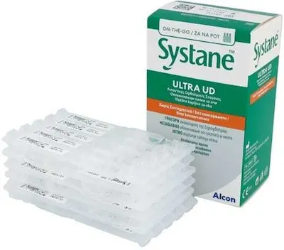 Alcon Systane Ultra UD Λιπαντικές Οφθαλμικές Σταγόνες, 0.7ml x 30τεμ