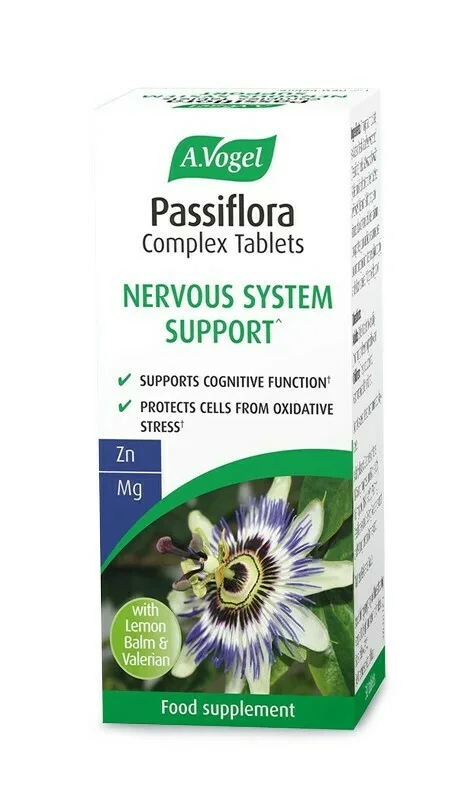 A.Vogel Passiflora Complex Πασιφλόρα Συμπλήρωμα Διατροφής για το Νευρικό Σύστημα και τη Γνωσιακή Λειτουργία 30tabs