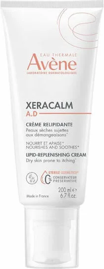 Avene XeraCalm Cream A.D. (200ml) - Αναπλήρωση Λιπιδίων (πολύ ξηρό δέρμα, τάση ατοπίας, τάση κνησμού)