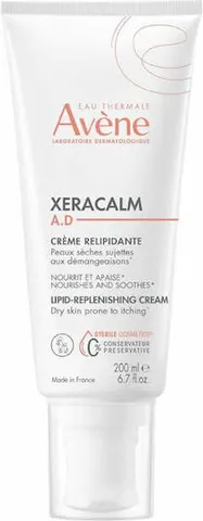 Avene XeraCalm Cream A.D. (200ml) - Αναπλήρωση Λιπιδίων (πολύ ξηρό δέρμα, τάση ατοπίας, τάση κνησμού)