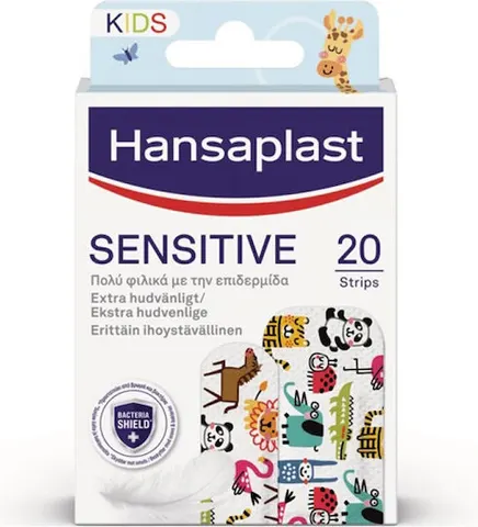 Hansaplast Αυτοκόλλητα Επιθέματα Sensitive Animals για Παιδιά 20τμχ