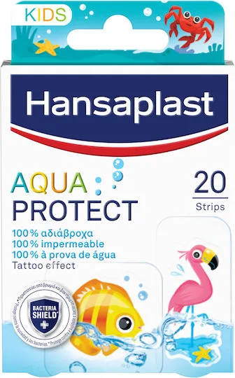 Hansaplast Αδιάβροχα Αυτοκόλλητα Επιθέματα Aqua για Παιδιά 20τμχ